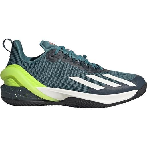 Adidas adizero cybersonic clay all court shoes verde eu 40 2/3 uomo