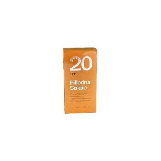 Fillerina - solare crema protezione viso spf 20 confezione 50 ml