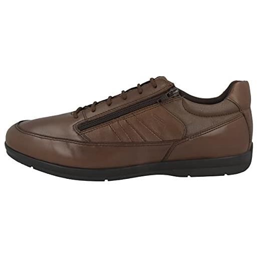 Geox u adrien a, scarpe uomo, marrone (lt brown), 39 eu