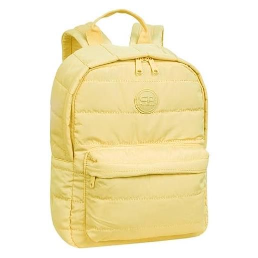 Coolpack f090649, zaino per la scuola abby pastel/powder yellow, yellow