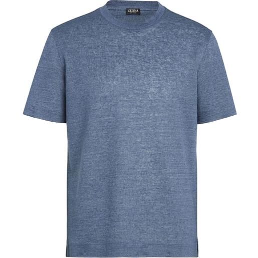 Zegna t-shirt a maniche corte - blu