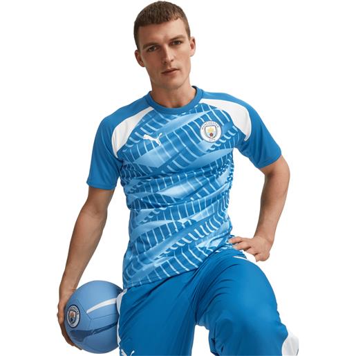 PUMA mcfc prematch ss jersey maglia pre-gara manchester city adulto