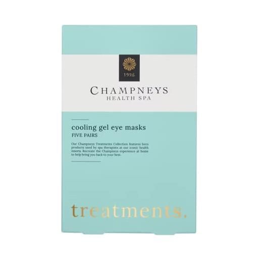 Champneys professional collection - 5 paia di maschere per occhi in gel di raffreddamento