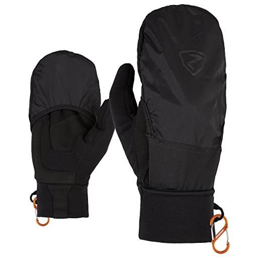 Ziener gloves gazal - guanti da montagna, da uomo, uomo, 801410, nero, 6.5