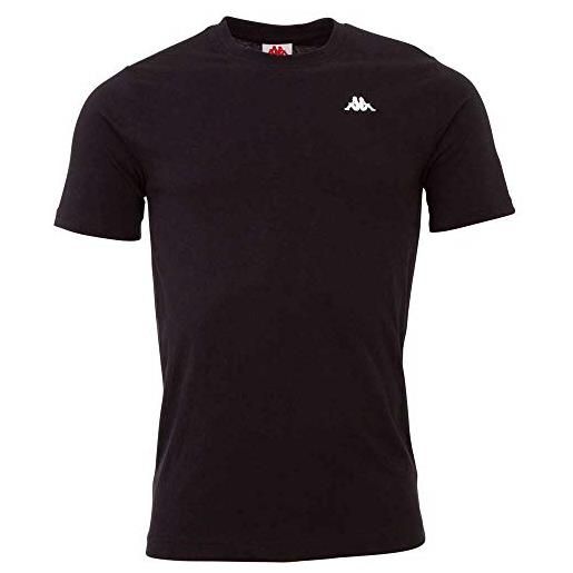 Kappa veer - maglietta da uomo, uomo, t-shirt, 707389, caviale, xxl