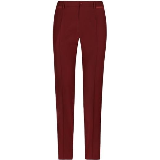 Dolce & Gabbana pantaloni da smoking - rosso