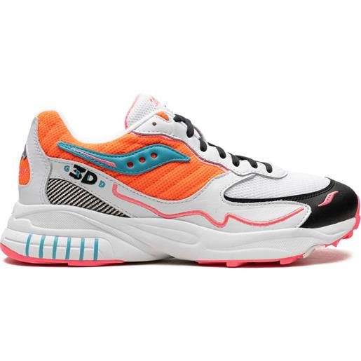 Saucony sneakers 3d grid hurricane orange - arancione