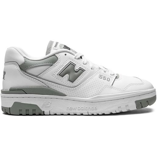 New Balance sneakers 550 white green - grigio
