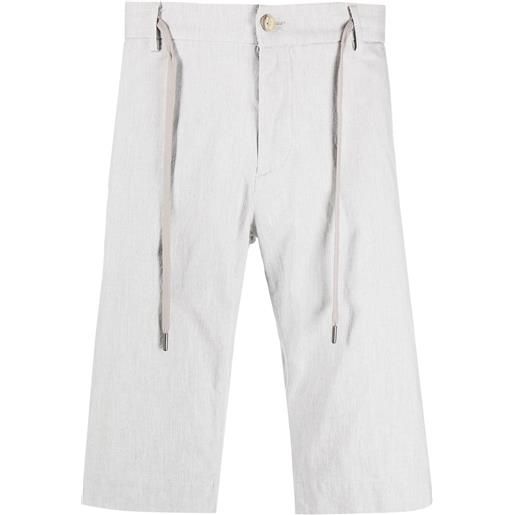Canali shorts con coulisse - grigio