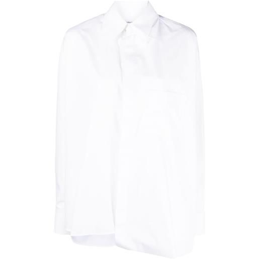 Victoria Beckham camicia asimmetrica - bianco