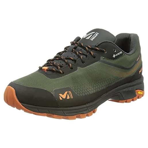 MILLET hike up gtx m-scarpe da hiking mid-uomo-membrana impermeabile gore-tex-suola vibram, deep forest, 46 eu