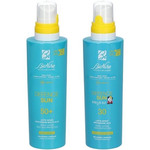 Defence sun b&k latte spr 30 + spr50+ 200ml 200+200 ml set