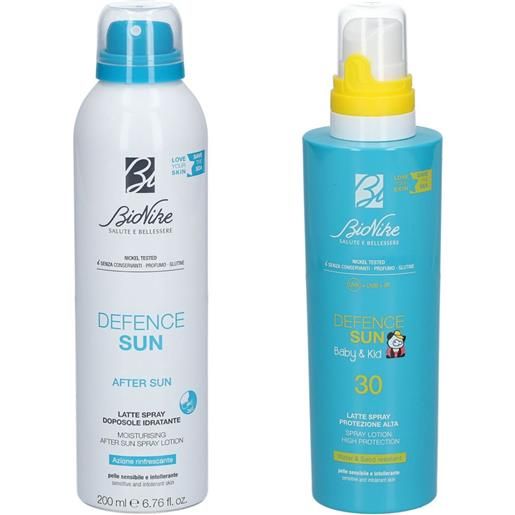 Defence sun b&k latte spr 30 + doposole 200+200 ml set