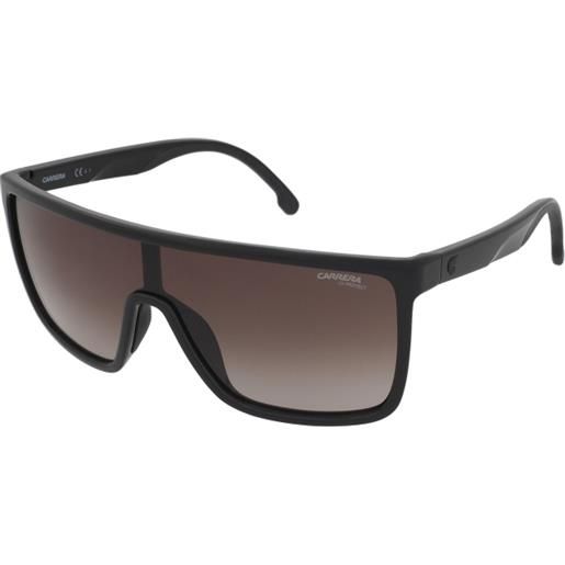 Carrera Carrera 8060/s 807/ha | occhiali da sole graduati o non graduati | prova online | unisex | plastica | mascherina | nero | adrialenti