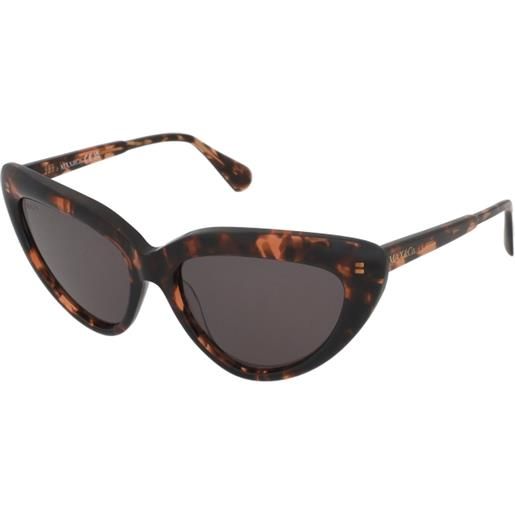 MAX&Co. mo0047 55a | occhiali da sole graduati o non graduati | plastica | cat eye | havana, marrone | adrialenti