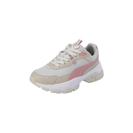 Puma women cassia via sneakers, feather gray-whisp of pink-cool light gray, 38 eu