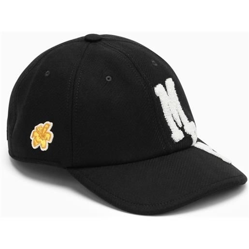 7 Moncler X FRGMT cappello sportivo nero con patches