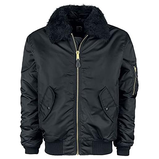 Brandit Brandit ma2 jacket fur collar, giacca ma2 per colletto uomo, nero (black), xxl
