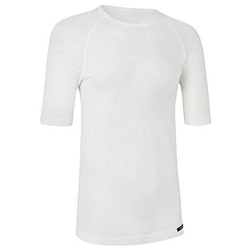 GripGrab expert seamless short sleeve summer cycling base layer lightweight high-performance bicycle under-shirt vest, maglia intima unisex-adult, bianco, xl/xxl