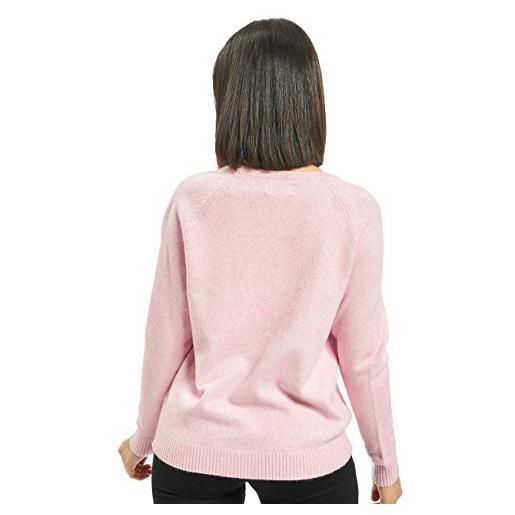 Only onlgeena xo l/s pullover knt noos felpa, rosso (flame scarlet), 38 (taglia produttore: medium) donna