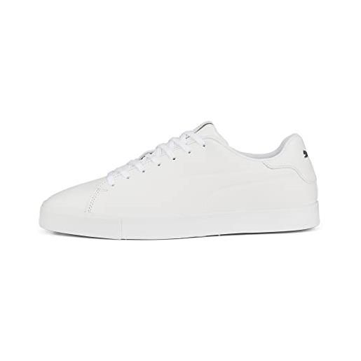 PUMA fusion classic, scarpe da golf uomo, white white, 46 eu