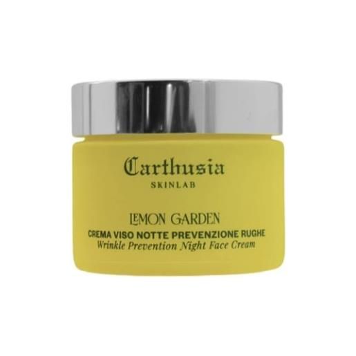 Carthusia lemon garden crema viso notte 50 ml - crema viso notte