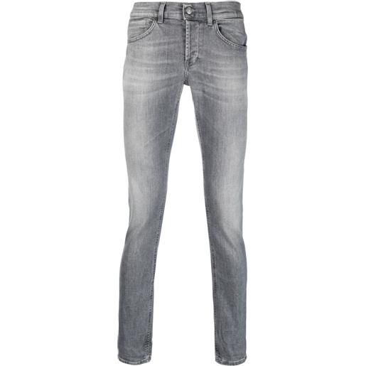 DONDUP jeans skinny a vita bassa - grigio