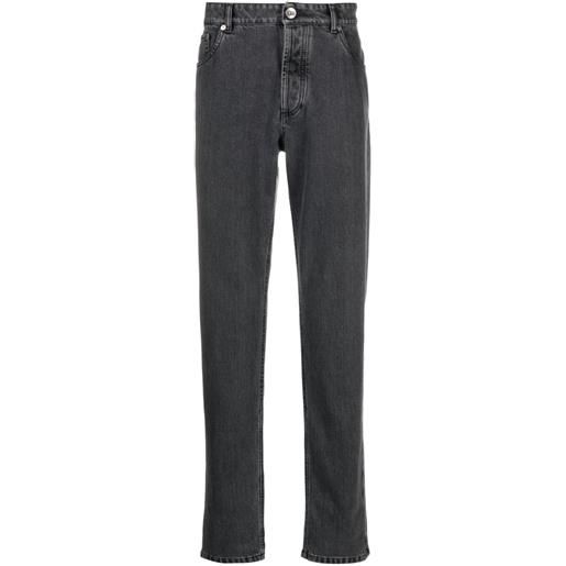 Brunello Cucinelli jeans slim - grigio