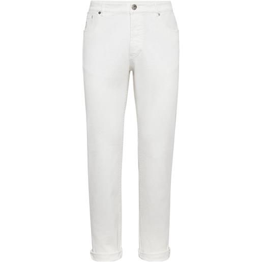 Brunello Cucinelli jeans dritti - bianco