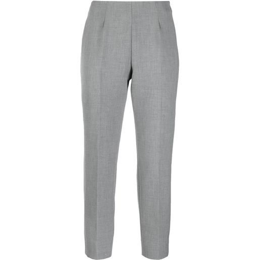 Peserico pantaloni crop slim - grigio