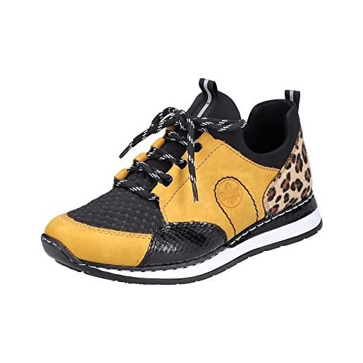 Rieker n3083, scarpe da ginnastica donna, giallo (yellow 68), 36 eu