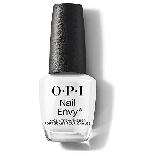 OPI nail envy | alpine snow | smalto rinforzante colorato per unghie | bianco, 15ml