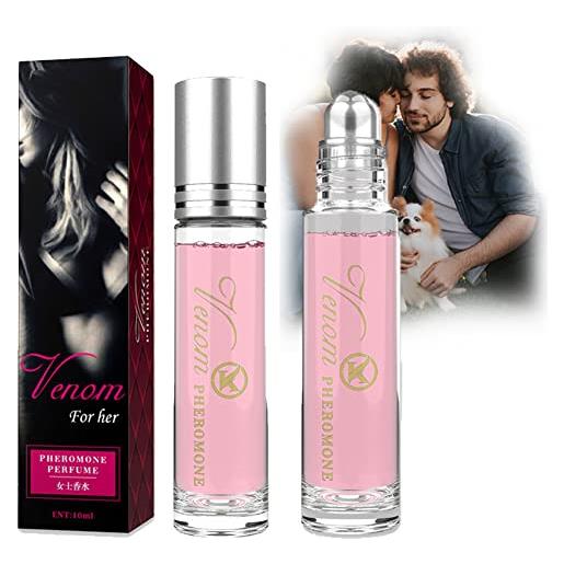 QKKO phero perfumes for women, venom pheromone perfume for women to attract men, lunex pheromone perfume, venom scent perfume oil, nouveau phero perfume, venom scents pheromones for women (pink-20ml)