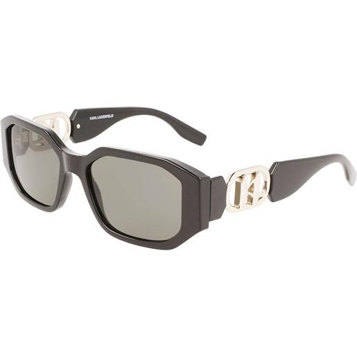 Karl Lagerfeld occhiali da sole Karl Lagerfeld neri forma rettangolare kl6085s5518001