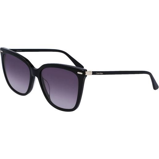 Calvin Klein occhiali da sole Calvin Klein neri forma rettangolare ck22532s5616001