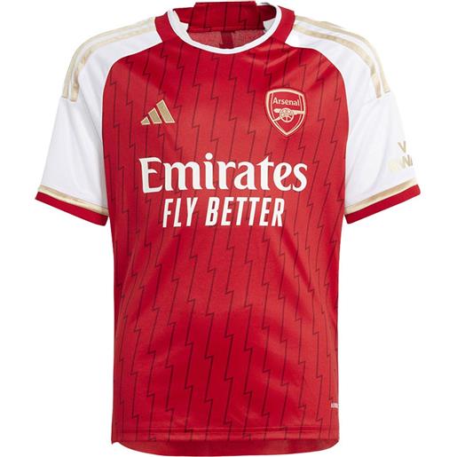 Adidas arsenal fc 23/24 junior short sleeve t-shirt home rosso 7-8 years