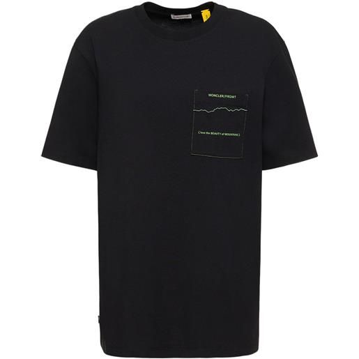 MONCLER GENIUS t-shirt moncler x frgmt mountain line in cotone