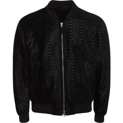 TOM FORD bomber wave jacquard