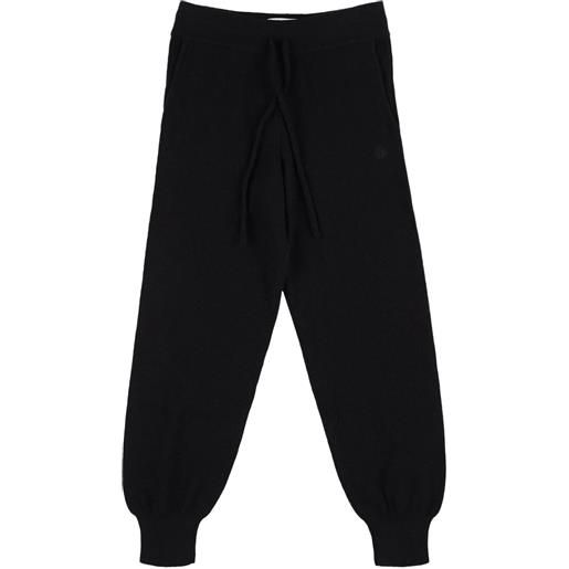 LOULOU STUDIO pantaloni jogging in maglia di cashmere