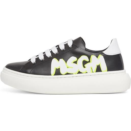 MSGM sneakers in pelle con logo