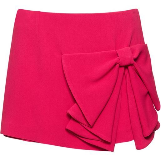 RED VALENTINO shorts in misto viscosa con fiocco
