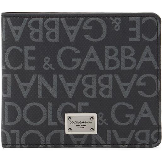 DOLCE & GABBANA portafoglio con logo jacquard