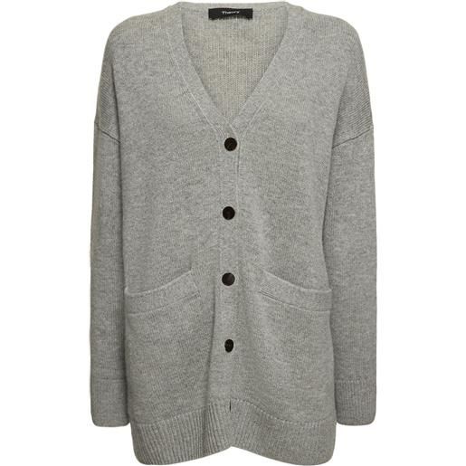 THEORY cardigan boxy fit in lana e cashmere