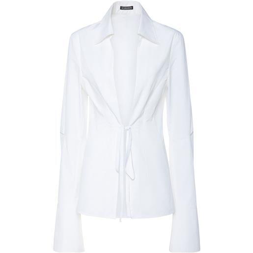 ANN DEMEULEMEESTER camicia linsey in popeline