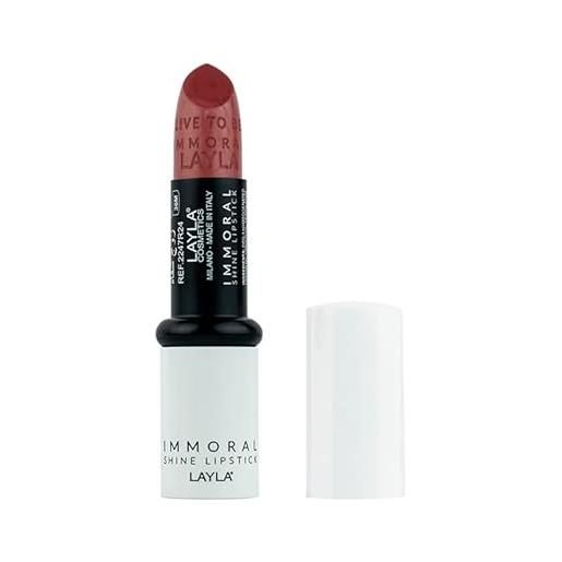 Layla immoral shine lipstick n. 21 flashlove