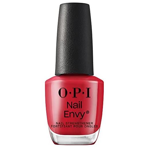 OPI nail envy | big apple red | smalto rinforzante colorato per unghie | rosso, 15ml