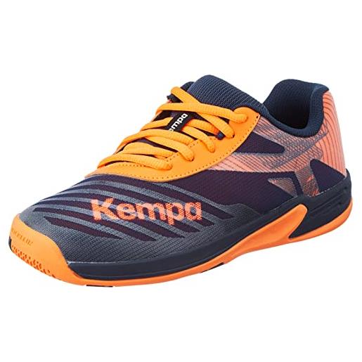 Kempa wing 2.0 junior, scarpe da pallamano, bianco aqua, 28 eu
