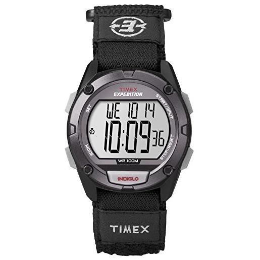 Timex expedition digital cat, orologio, nero, fast wrap, t49949