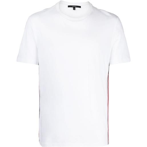 Gucci t-shirt con dettaglio a righe - bianco