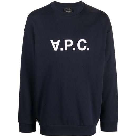 A.P.C. t-shirt v. P. C. Con stampa - blu